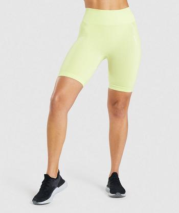 Pantalones Cortos Gymshark Flex Cycling Mujer Verde Claro | CO 2804YXF